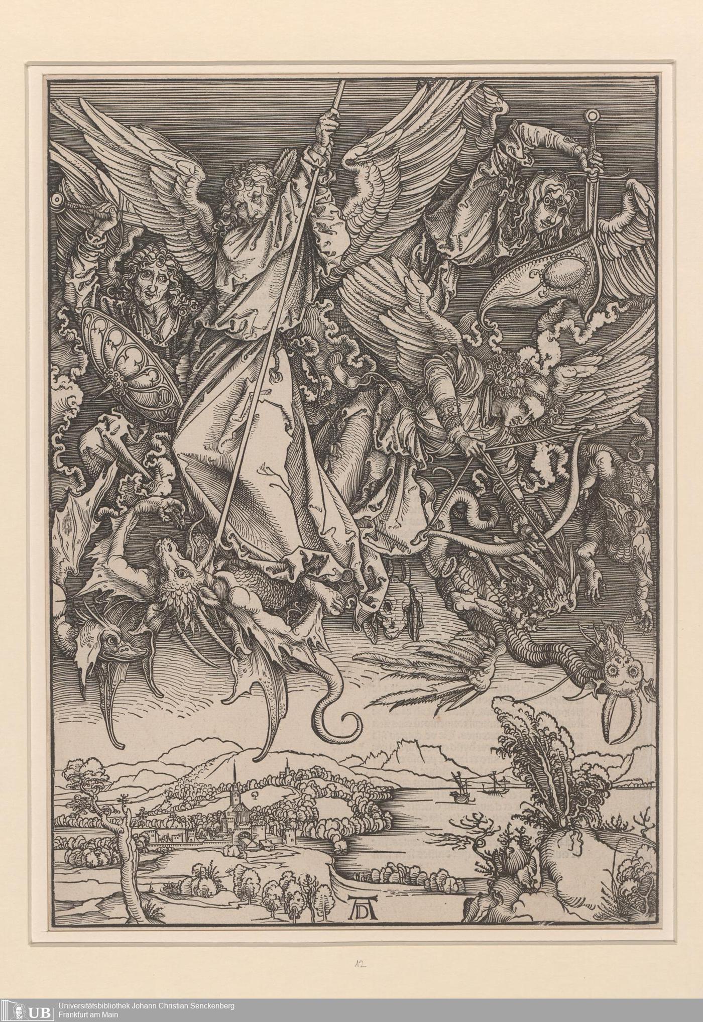 St Michael fighting the dragon