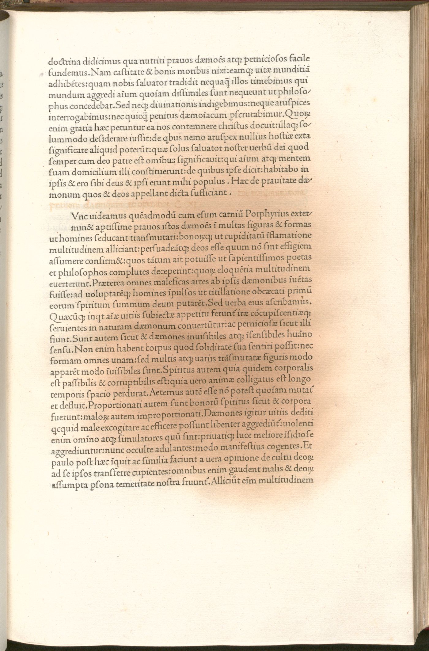 Rubricated text page from the body of the work