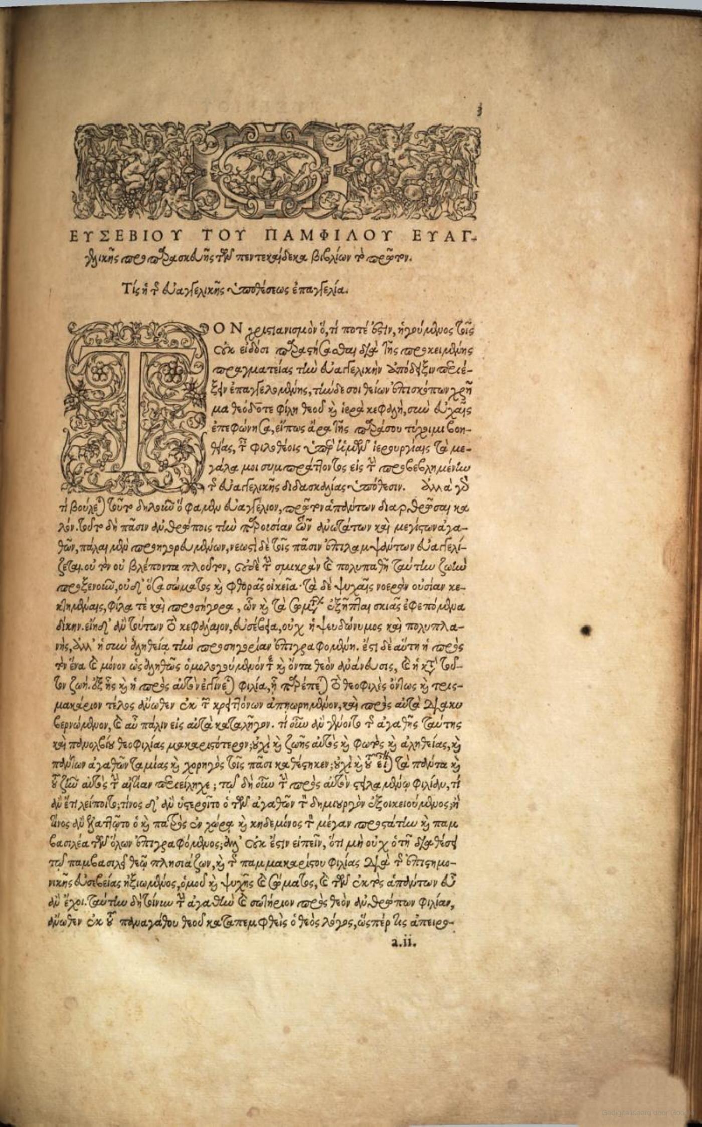 Opening of Book I