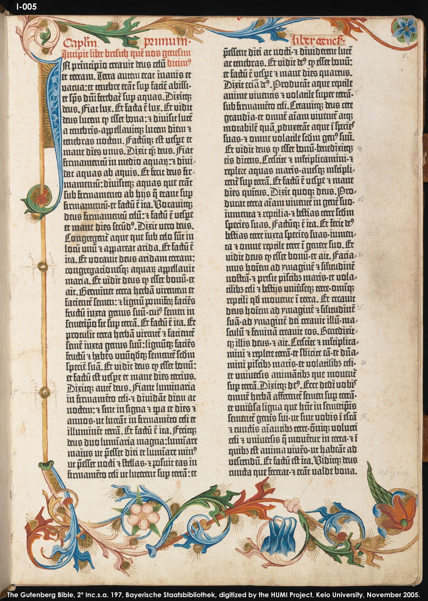 Genesis illuminated opening