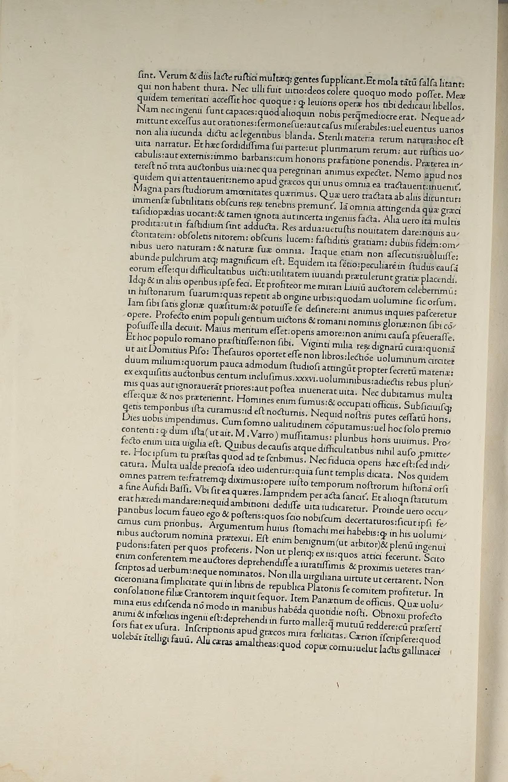 Text page in Jenson's roman type