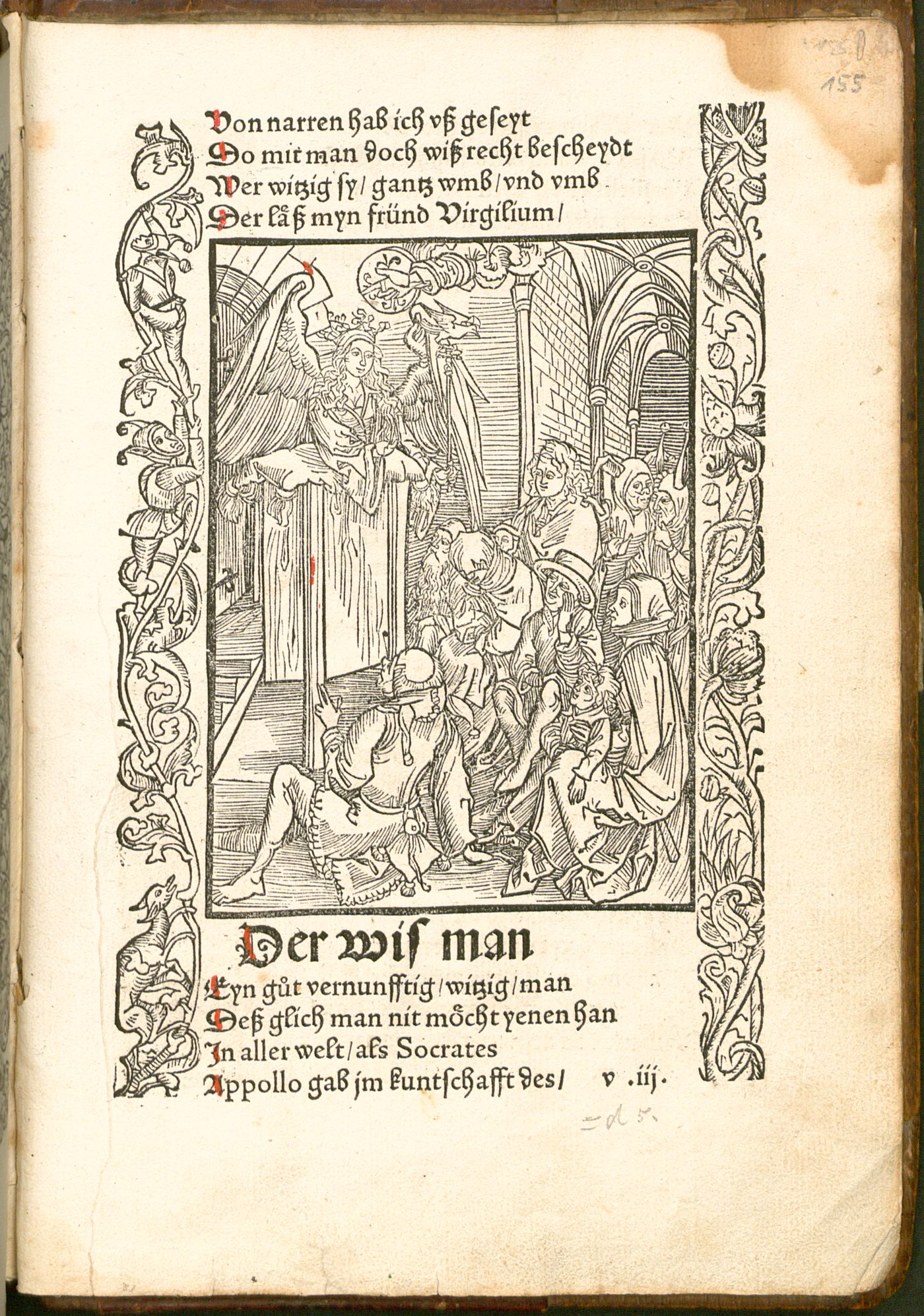 The wise man woodcut