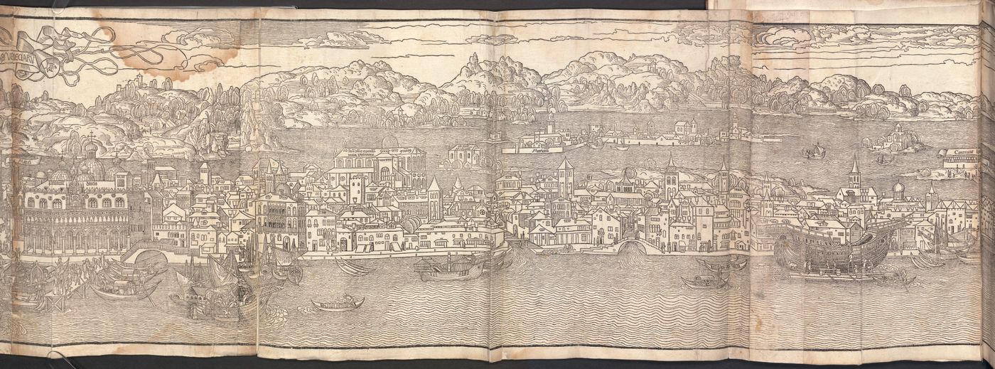 Fold-out panorama of Venice